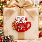 Personalized Wedding 2D Printed Christmas Ornament Tree Decoration Gifts for Couples