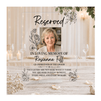 Personalized Wedding Memorial Acrylic Plaque Sign