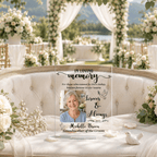 Personalized Wedding Memorial Acrylic Plaque Sign