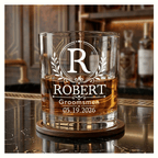Personalized Groomsmen Whiskey Glasses, Groomsmen Proposal Gifts