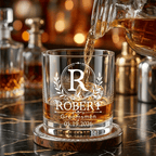 Personalized Groomsmen Whiskey Glasses, Groomsmen Proposal Gifts