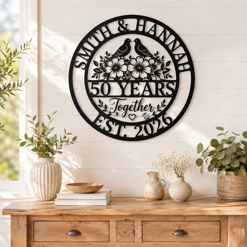 Anniversary Metal Sign