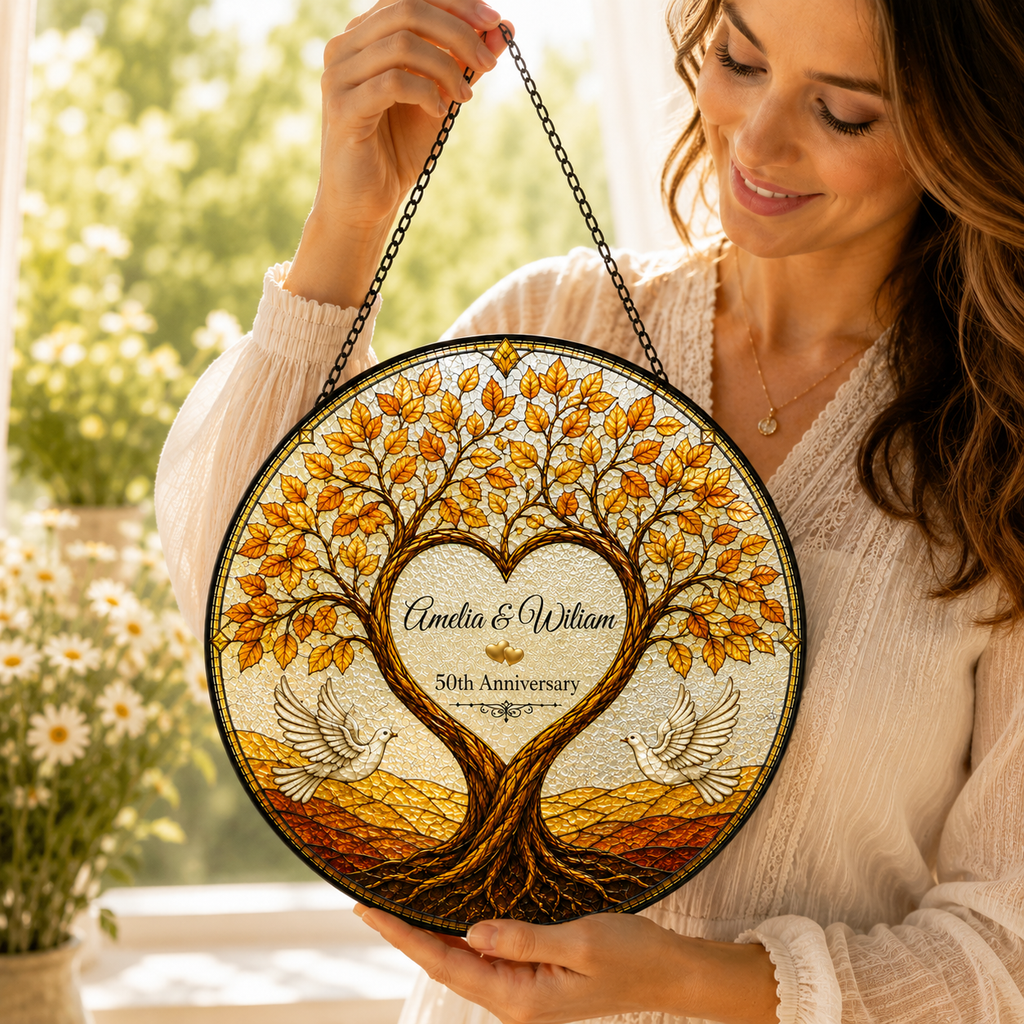 Anniversary Suncatcher — detail