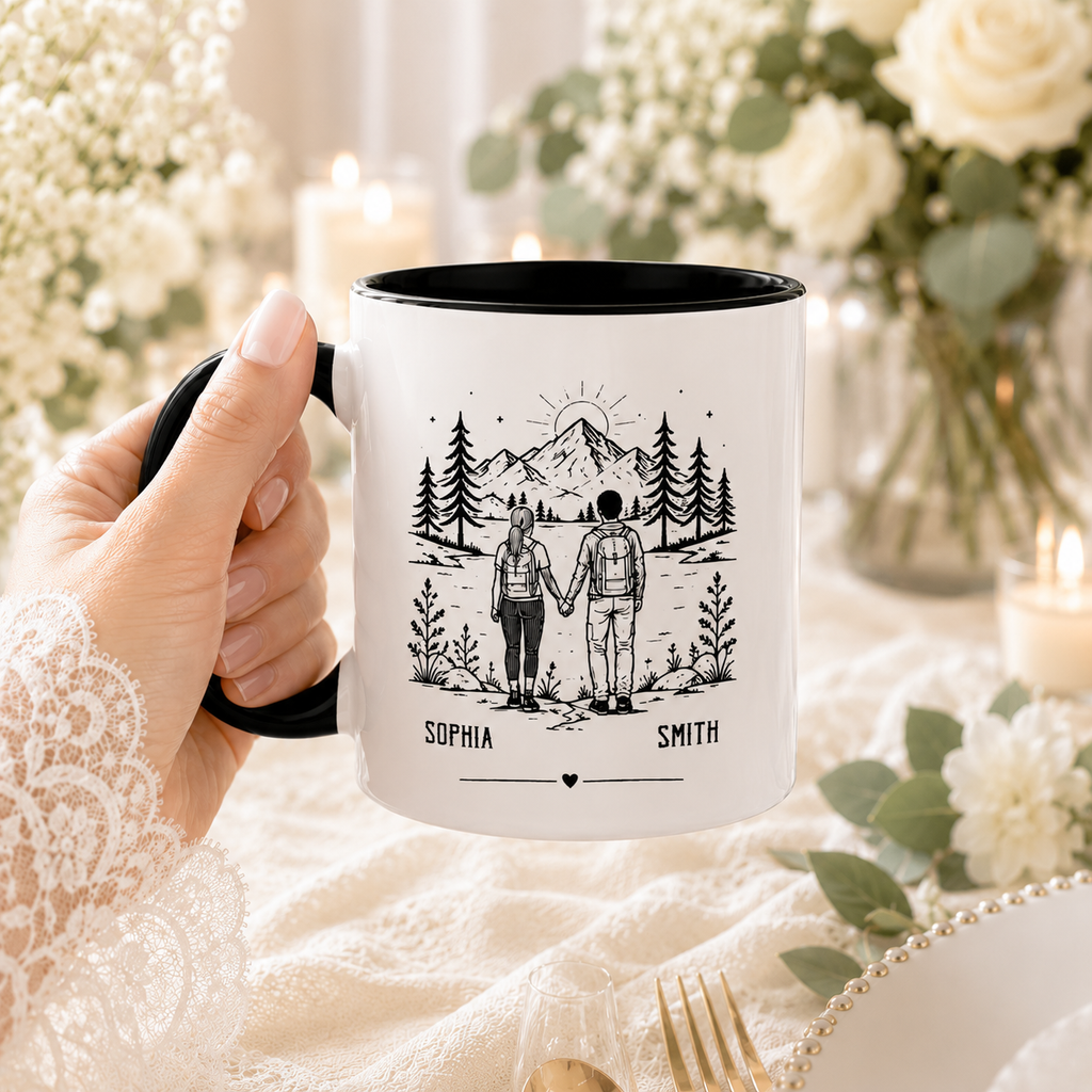 Personalized Couple Mug — detail