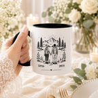 Personalized Couple Mug — detail