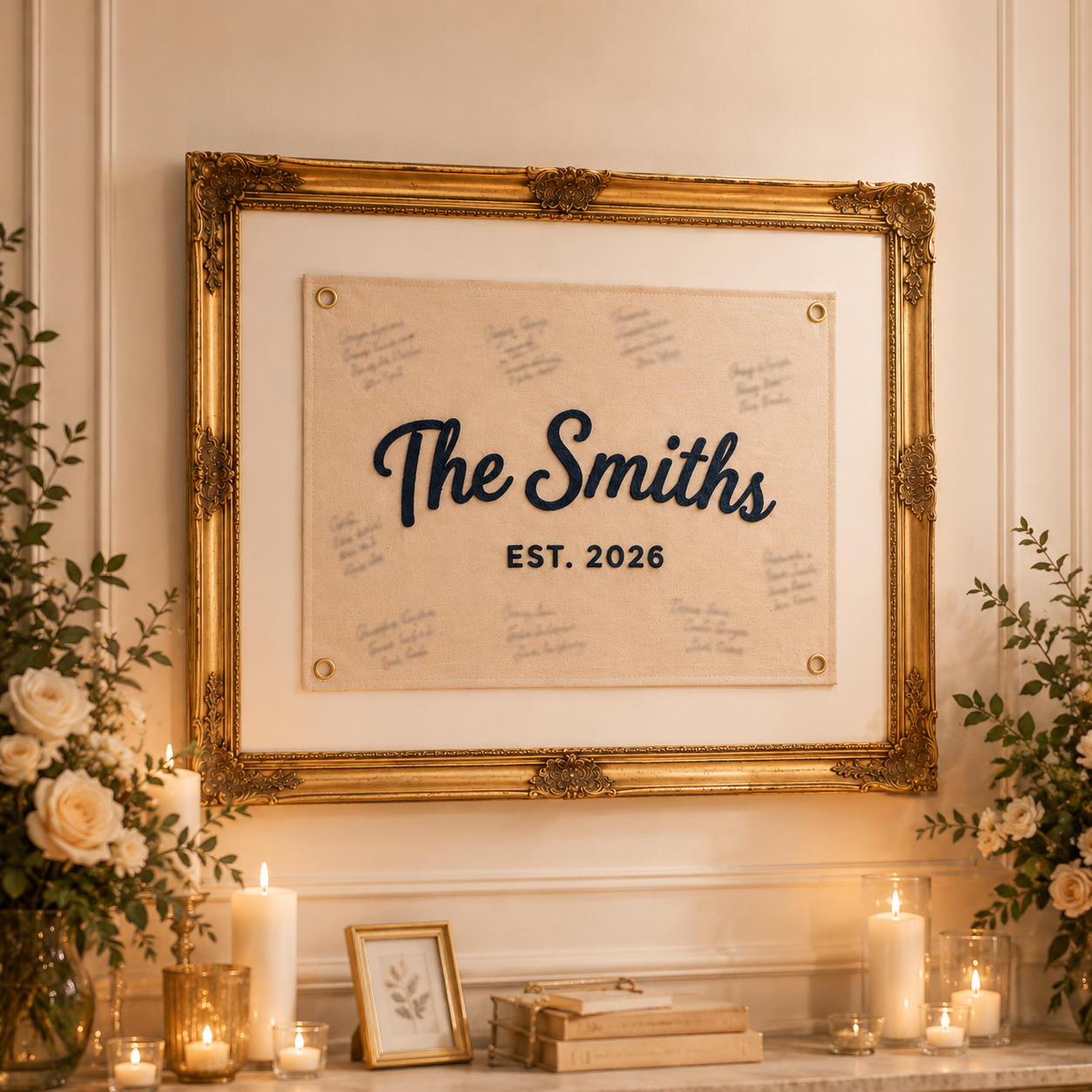 Wedding Flag — detail